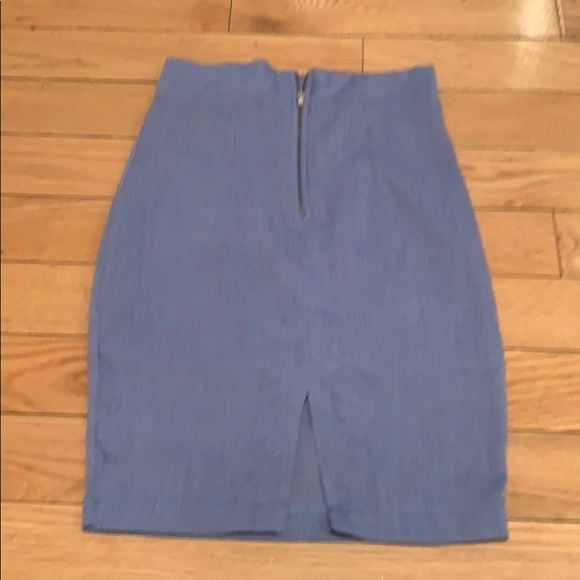 Naked Wardrobe Denim coloured skirt - Picture 3 of 4